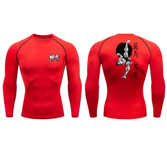 Rashguard Compresión MMA — Diseño Guerrero Oscuro | BJJ & Boxeo