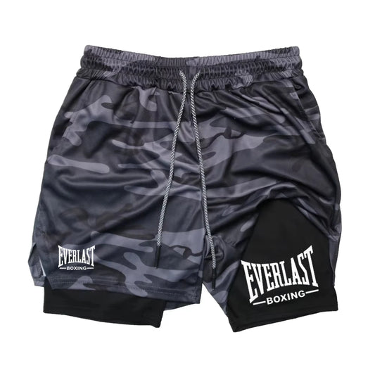 Shorts Compresión Gym — Doble Capa & Secado Rápido