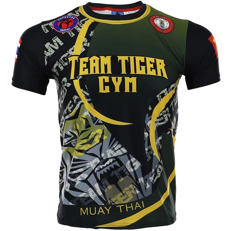 Rashguard Tigre & Dragón — Muay Thai & BJJ