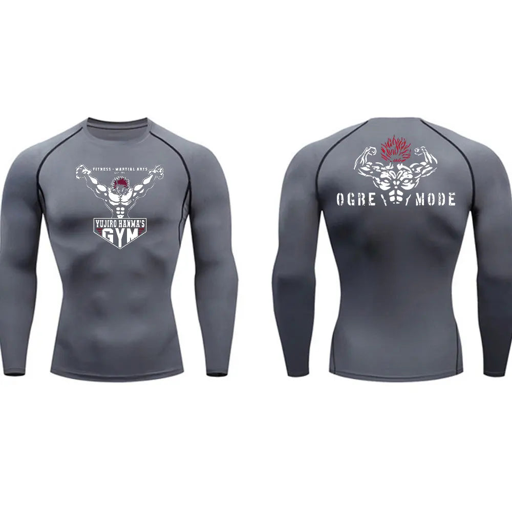 Rashguard Compresión MMA — Diseño Guerrero Oscuro | BJJ & Boxeo