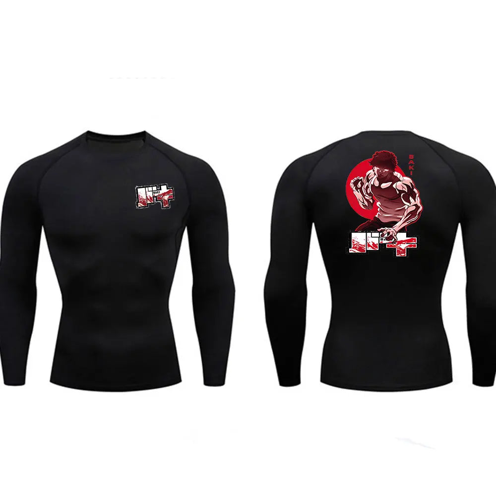Rashguard Compresión MMA — Diseño Guerrero Oscuro | BJJ & Boxeo