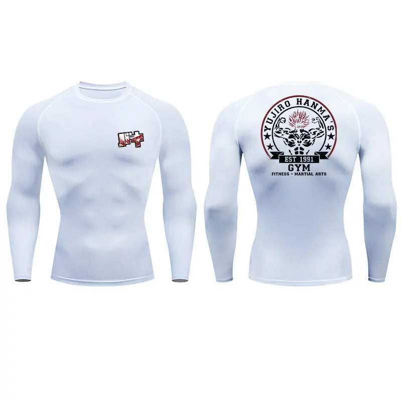 Rashguard Compresión MMA — Diseño Guerrero Oscuro | BJJ & Boxeo