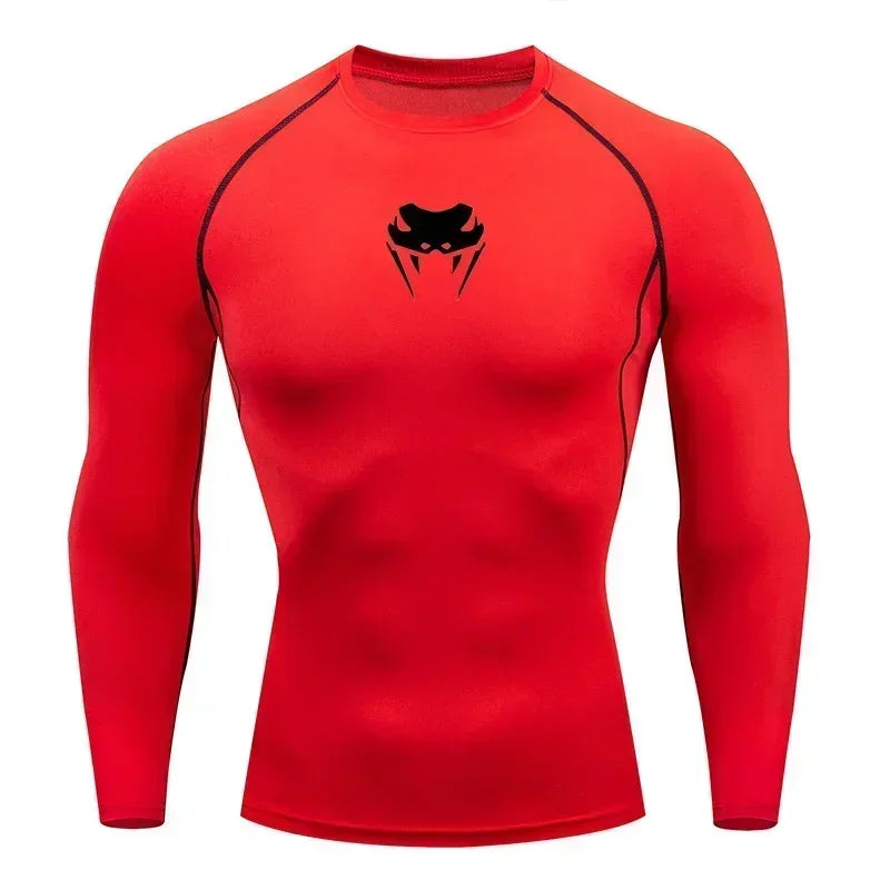 Camiseta Compresión MMA — Manga Larga & Corta