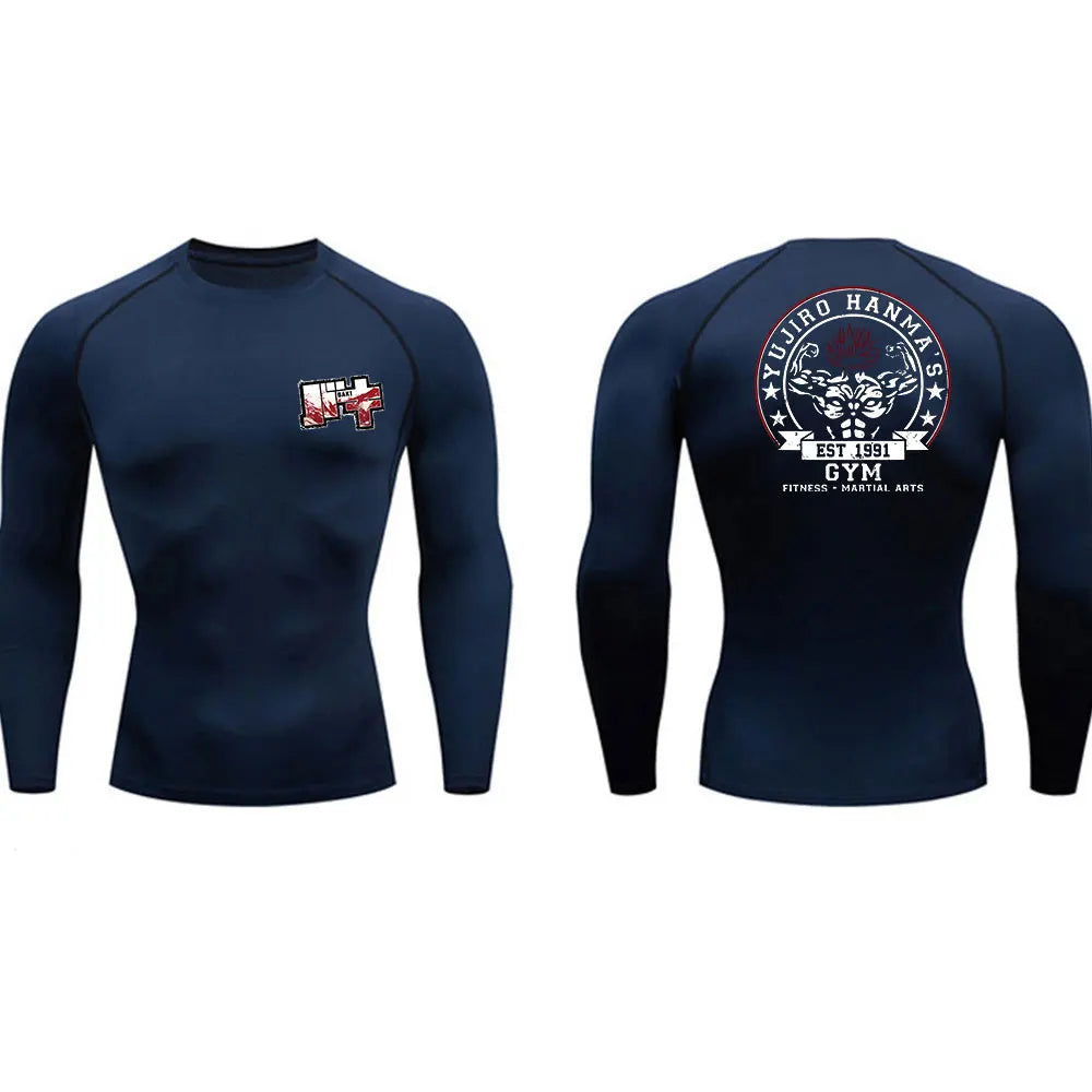 Rashguard Compresión MMA — Diseño Guerrero Oscuro | BJJ & Boxeo