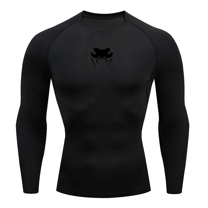 Camiseta Compresión MMA — Manga Larga & Corta