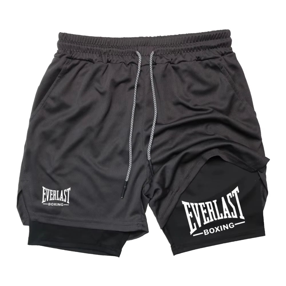 Shorts Compresión Gym — Doble Capa & Secado Rápido