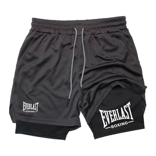 Shorts Compresión Gym — Doble Capa & Secado Rápido