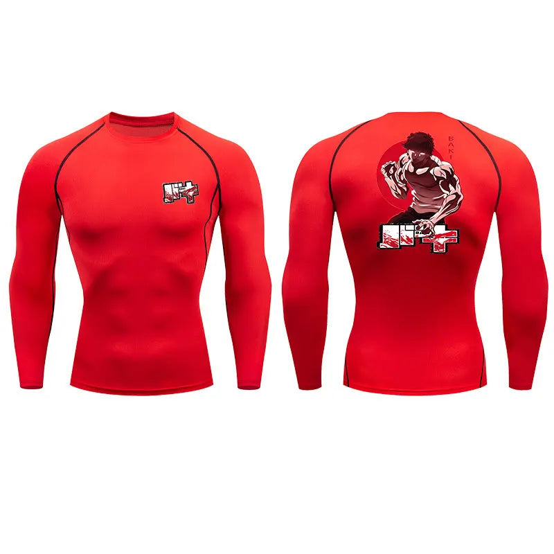 Rashguard Compresión MMA — Diseño Guerrero Oscuro | BJJ & Boxeo