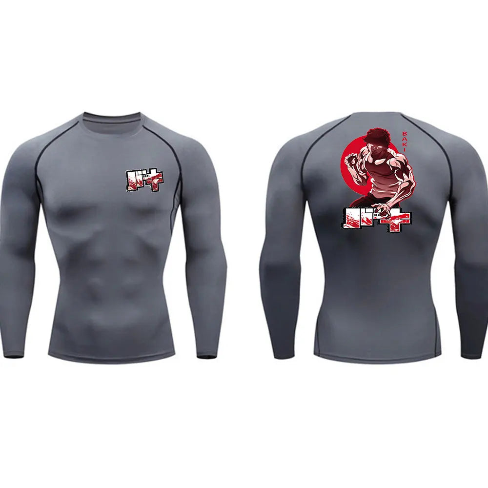 Rashguard Compresión MMA — Diseño Guerrero Oscuro | BJJ & Boxeo