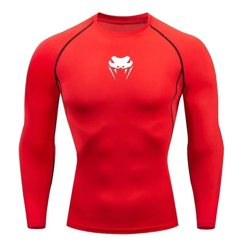 Camiseta Compresión MMA — Manga Larga & Corta