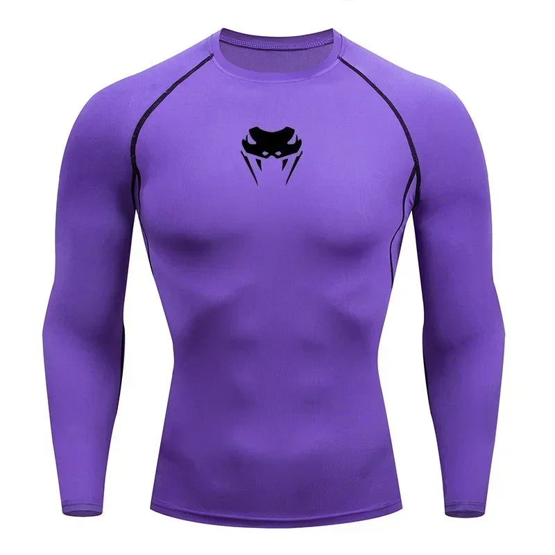 Camiseta Compresión MMA — Manga Larga & Corta