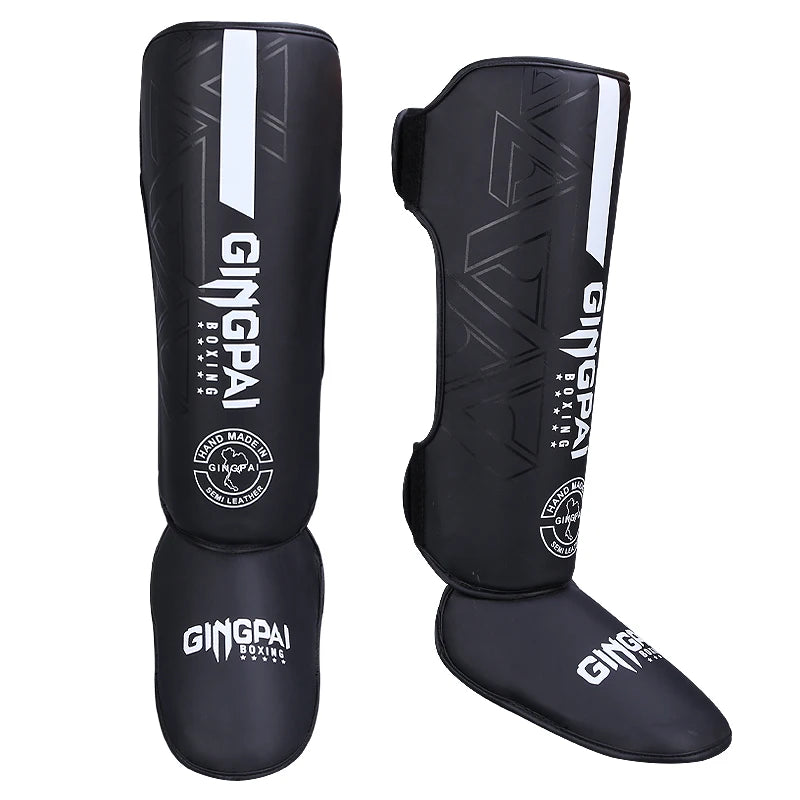 Espinilleras Boxeo PU — Muay Thai & MMA