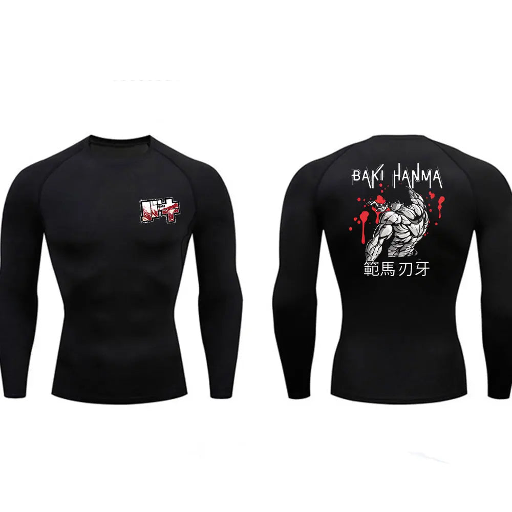 Rashguard Compresión MMA — Diseño Guerrero Oscuro | BJJ & Boxeo