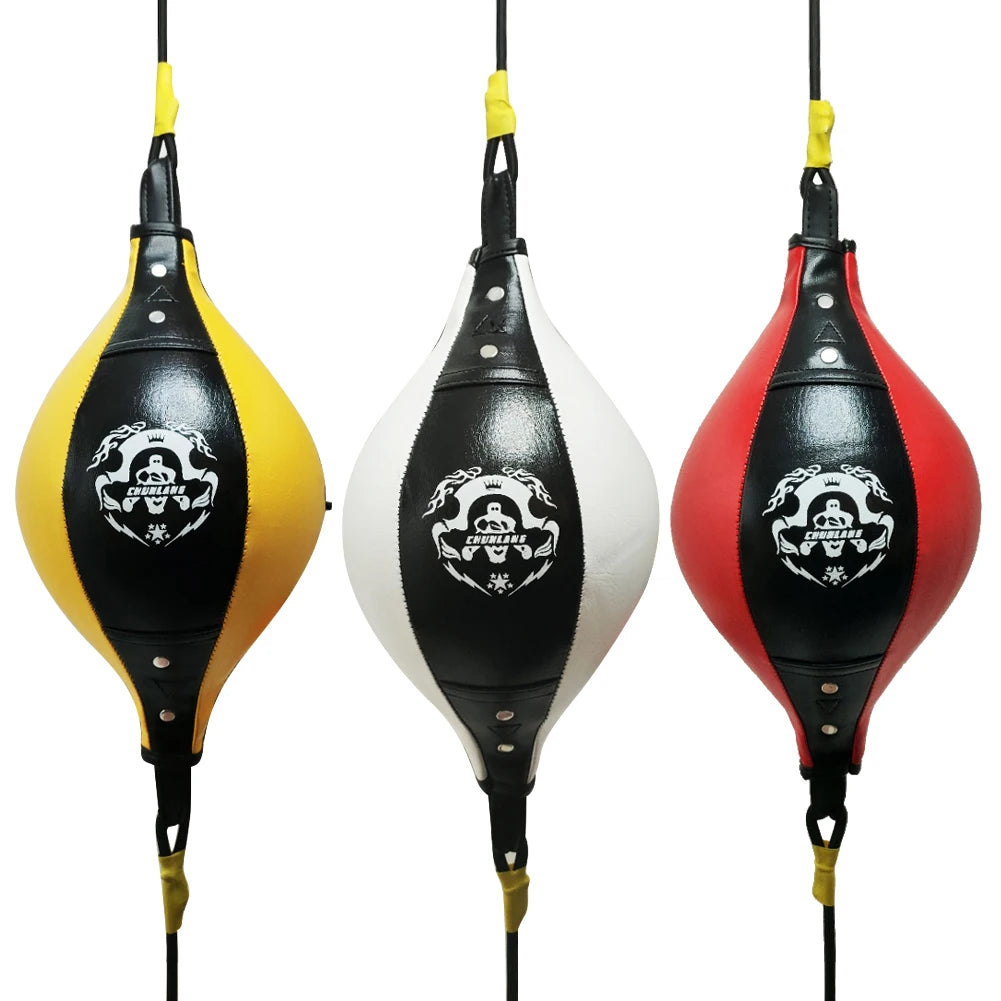 Pelota de Boxeo Doble Extremo Inflable — Velocidad & Reflejos Muay Thai