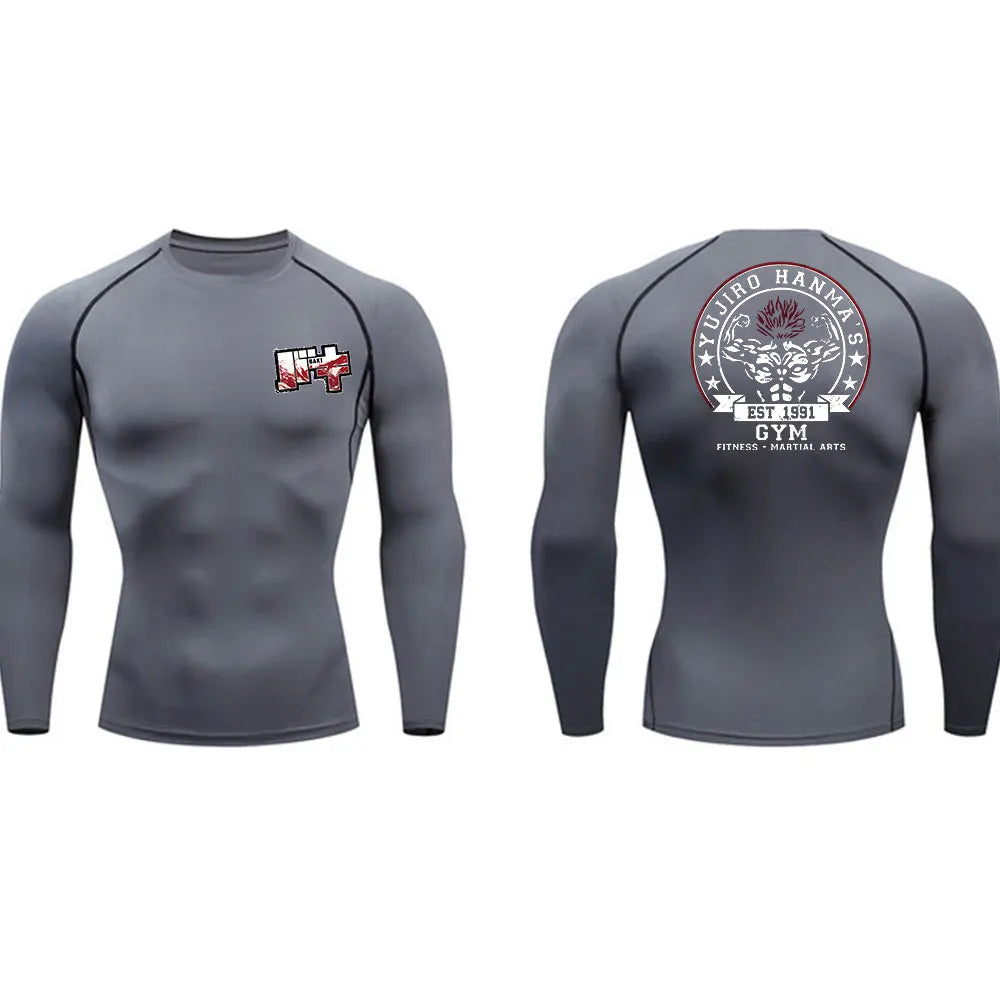 Rashguard Compresión MMA — Diseño Guerrero Oscuro | BJJ & Boxeo