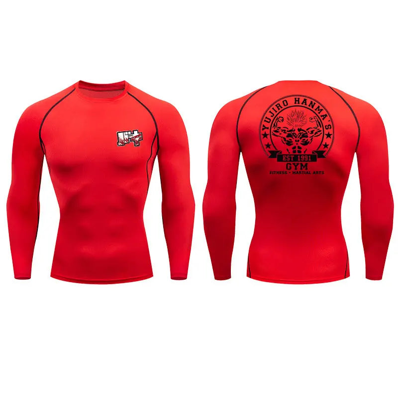 Rashguard Compresión MMA — Diseño Guerrero Oscuro | BJJ & Boxeo