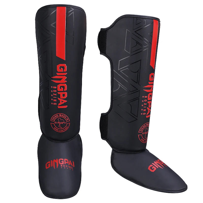 Espinilleras Boxeo PU — Muay Thai & MMA