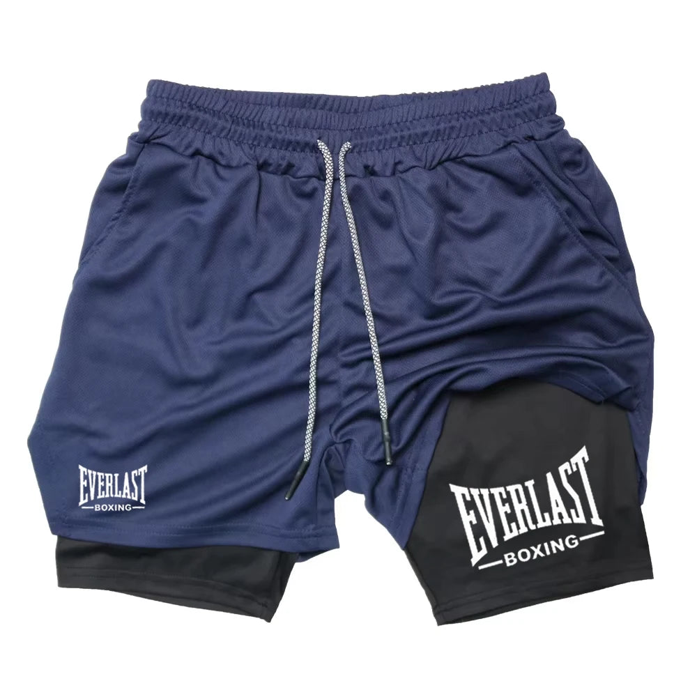 Shorts Compresión Gym — Doble Capa & Secado Rápido