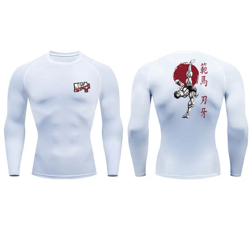 Rashguard Compresión MMA — Diseño Guerrero Oscuro | BJJ & Boxeo