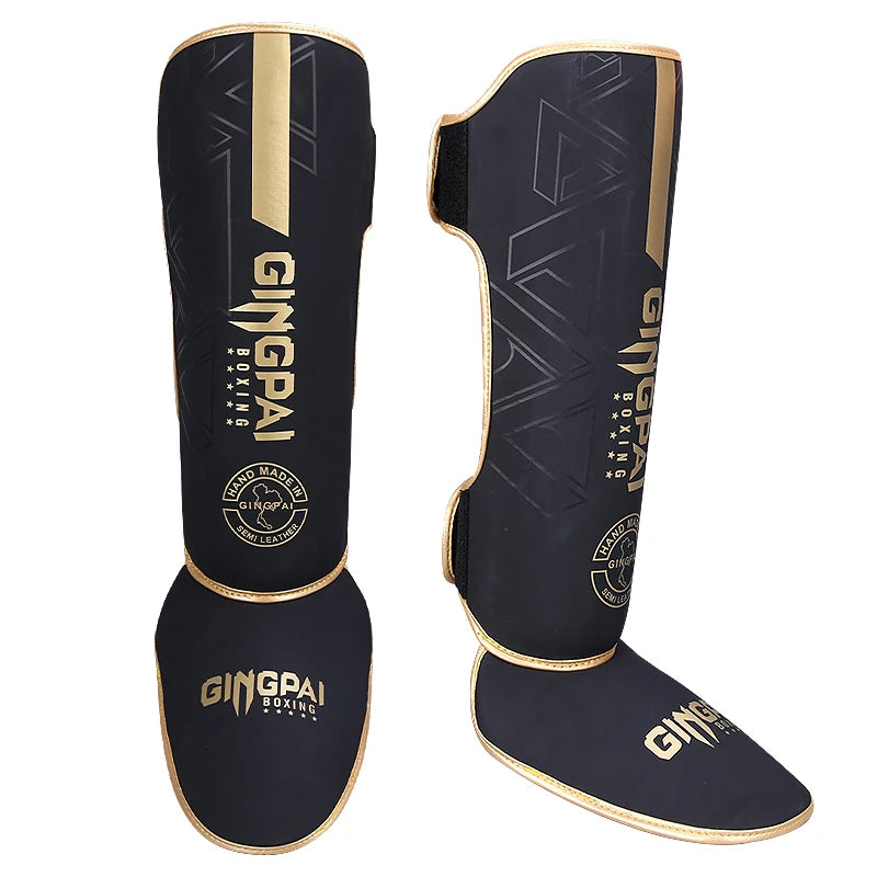 Espinilleras Boxeo PU — Muay Thai & MMA
