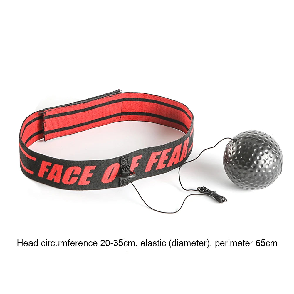 Pelota de Boxeo Doble Extremo Inflable — Velocidad & Reflejos Muay Thai