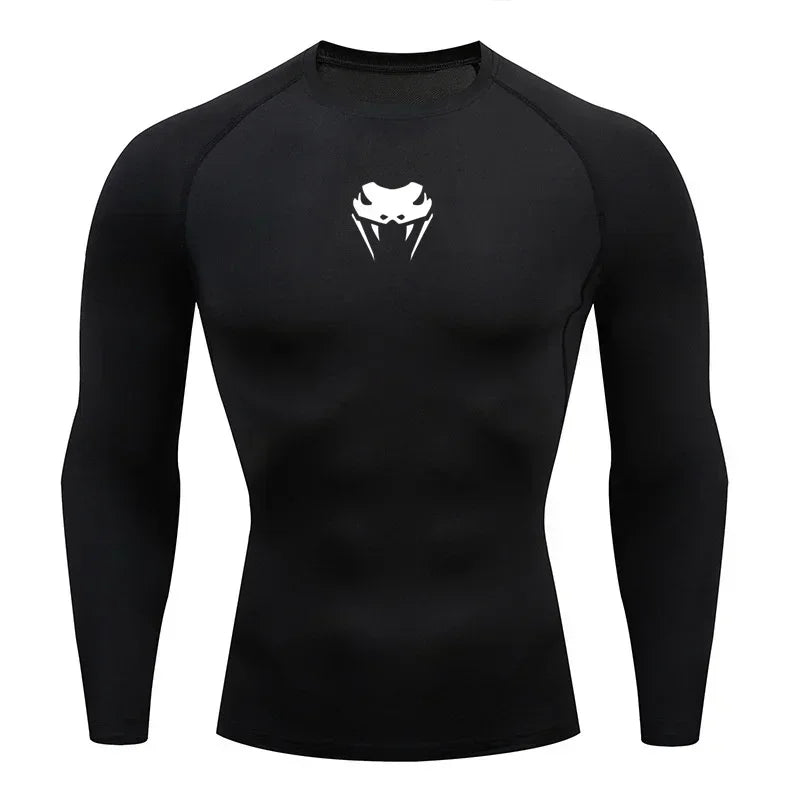 Camiseta Compresión MMA — Manga Larga & Corta