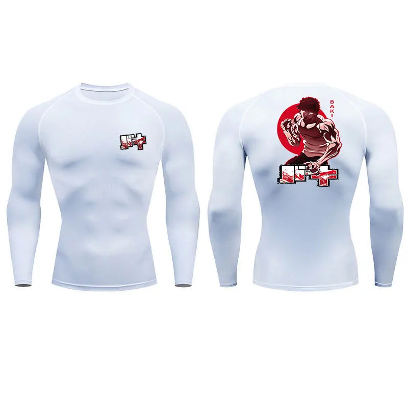 Rashguard Compresión MMA — Diseño Guerrero Oscuro | BJJ & Boxeo