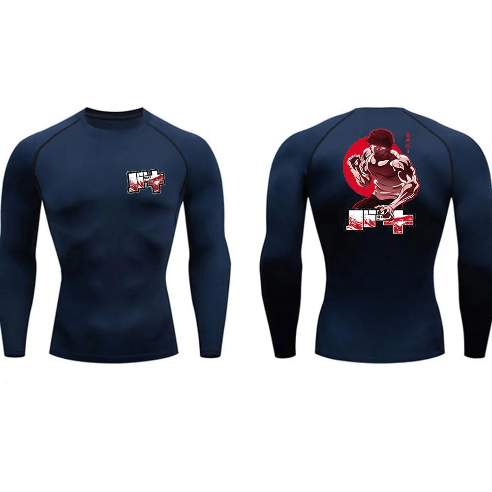Rashguard Compresión MMA — Diseño Guerrero Oscuro | BJJ & Boxeo