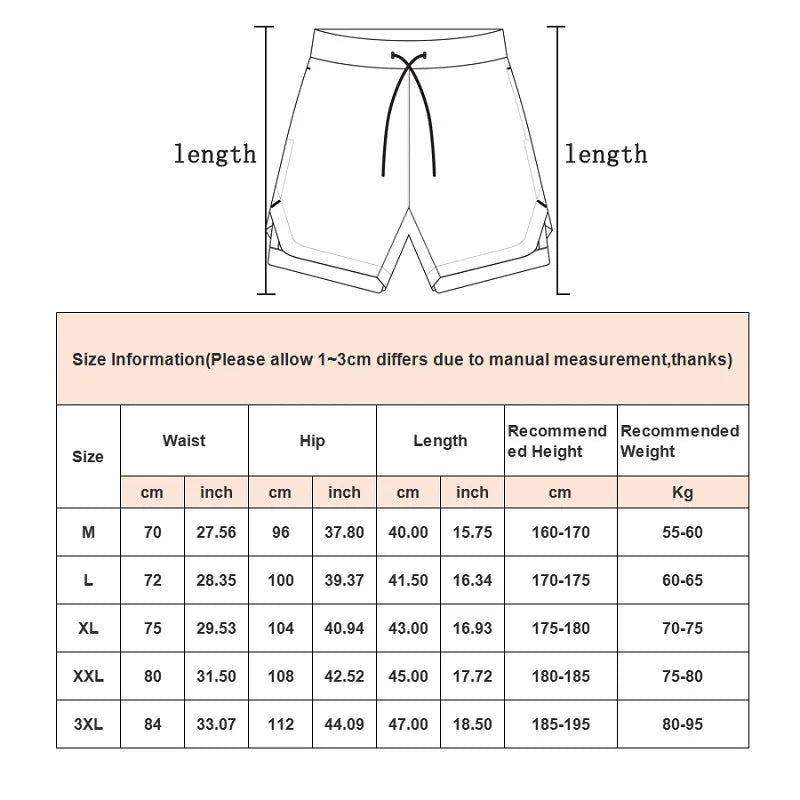 Shorts Running Camuflaje 2 en 1 — Gym & Entrenamiento