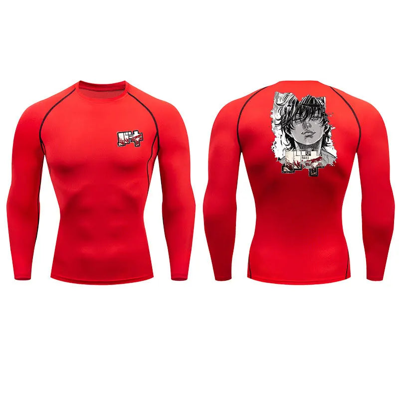 Rashguard Compresión MMA — Diseño Guerrero Oscuro | BJJ & Boxeo