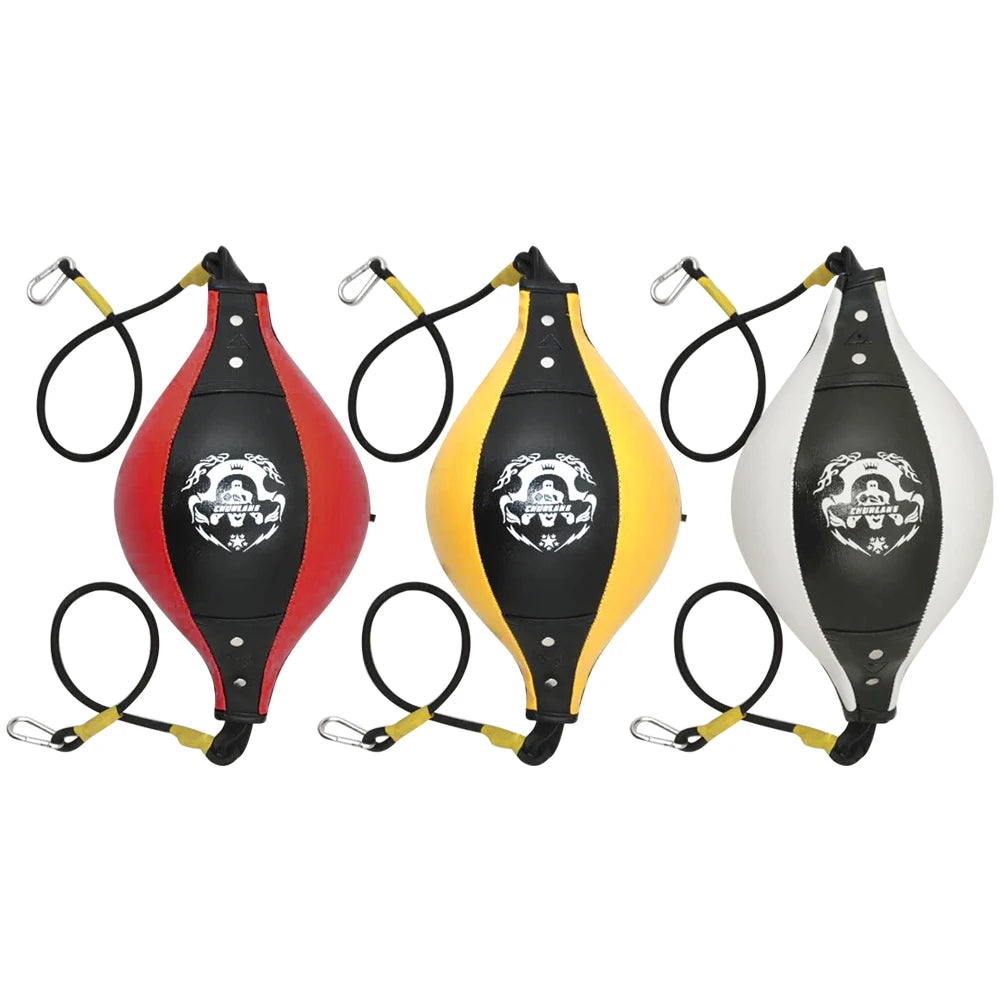 Pelota de Boxeo Doble Extremo Inflable — Velocidad & Reflejos Muay Thai