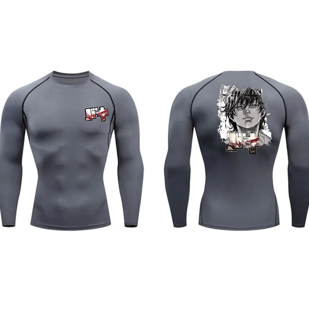 Rashguard Compresión MMA — Diseño Guerrero Oscuro | BJJ & Boxeo