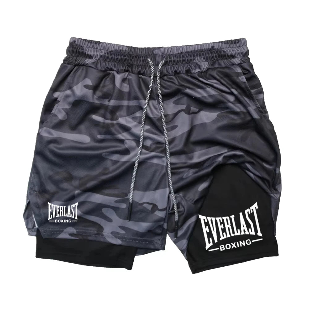 Shorts Compresión Gym — Doble Capa & Secado Rápido