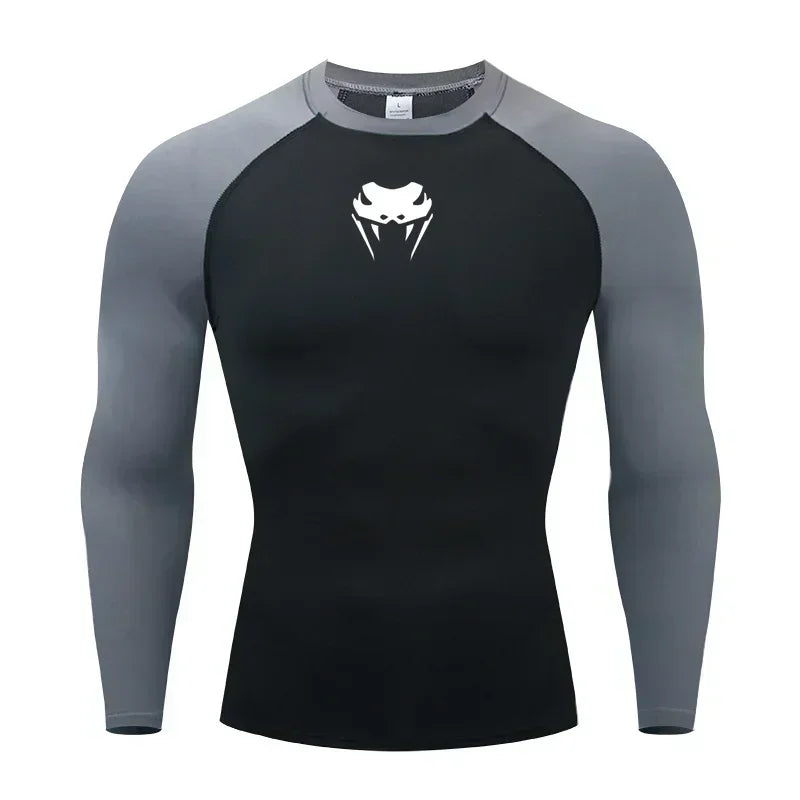 Camiseta Compresión MMA — Manga Larga & Corta