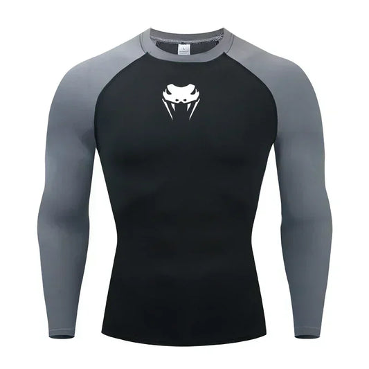 Camiseta Compresión MMA — Manga Larga & Corta