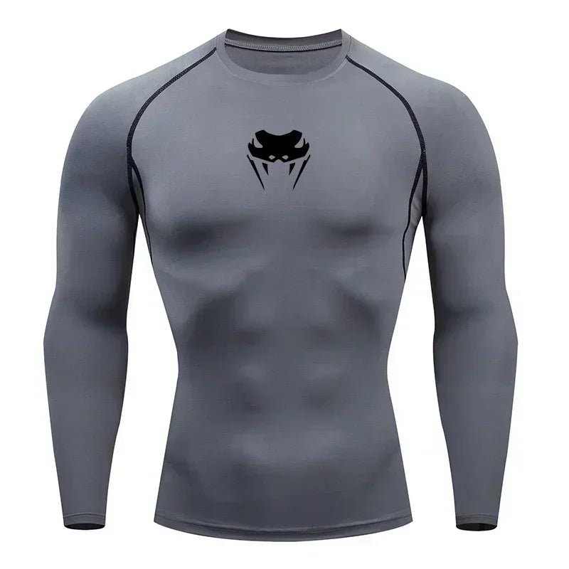 Camiseta Compresión MMA — Manga Larga & Corta