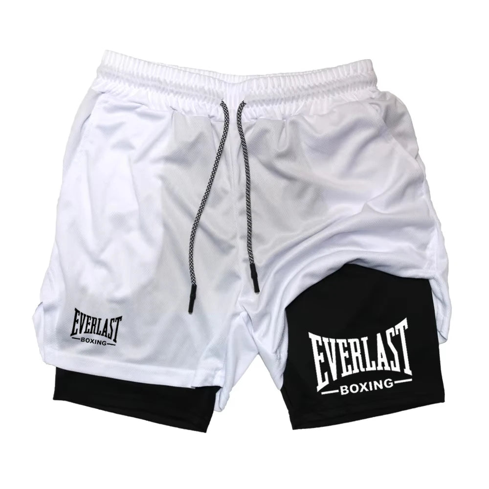 Shorts Compresión Gym — Doble Capa & Secado Rápido