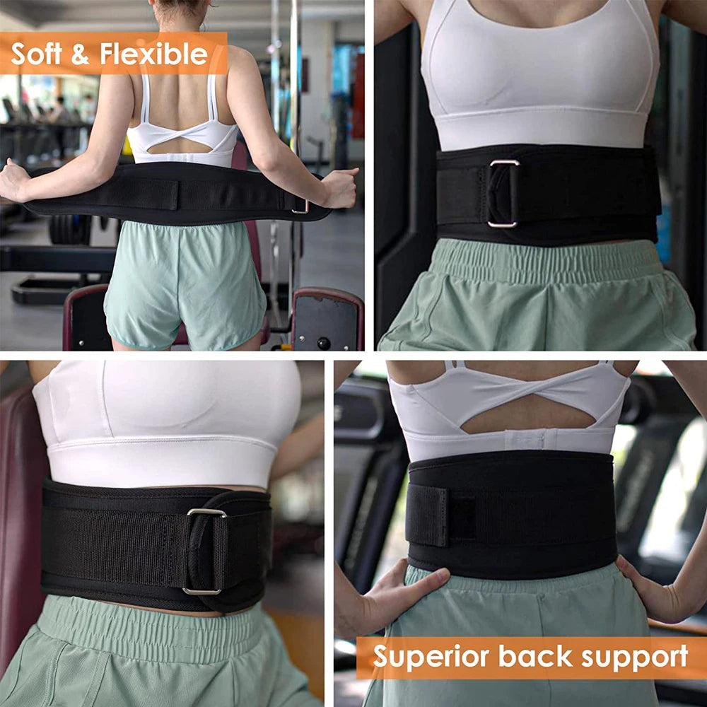 Cinturón Lumbar Halterofilia — Sentadillas & Peso Muerto