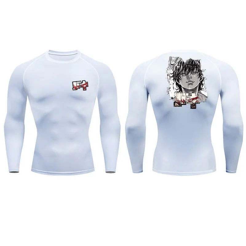 Rashguard Compresión MMA — Diseño Guerrero Oscuro | BJJ & Boxeo